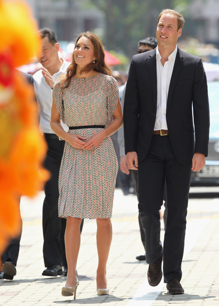 Image: The Duke And Duchess Of Cambridge Diamond Jubilee Tour - Day 2